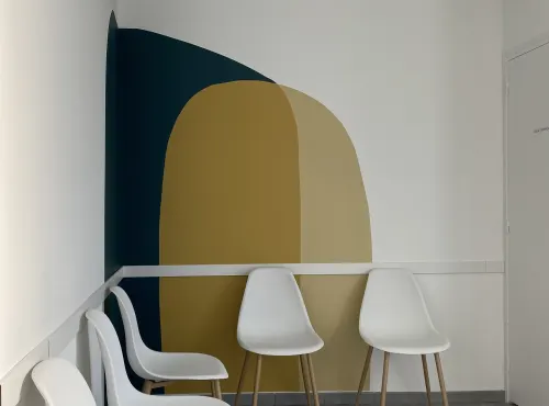 Salle d'attente du cabinet de Carvin